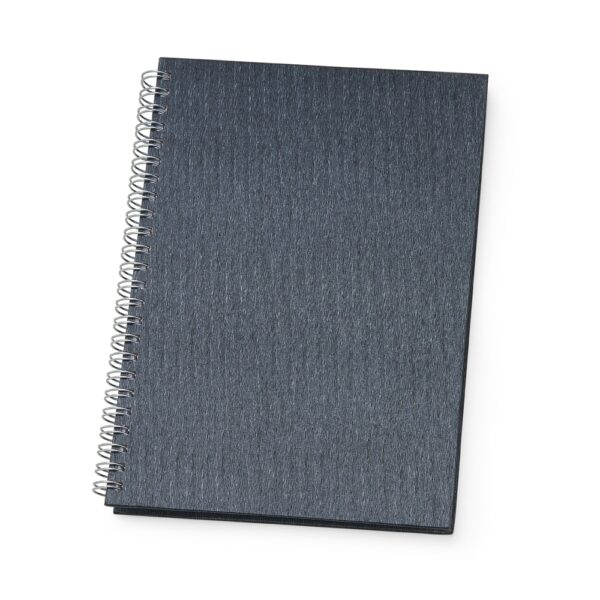Caderno Personalizado com gravação de marca empresarial. Opção de brinde personalizado para empresas.