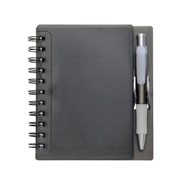 Caderno Personalizado com logotipo de marca empresarial. Opção de brindes para empresa.