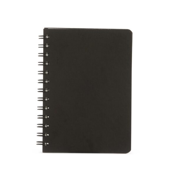Caderno Personalizado com personalização de marca empresarial. Opção de brinde personalizado para empresas.
