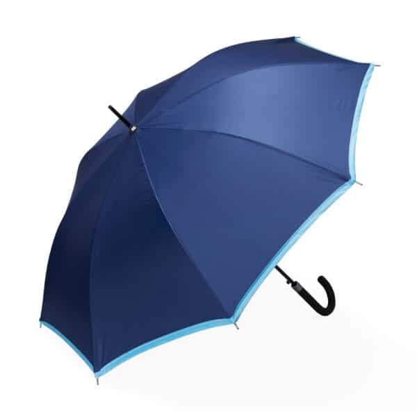 Guarda Chuva Personalizado com personalização de logotipo de marca empresarial. Brinde corporativo especial.