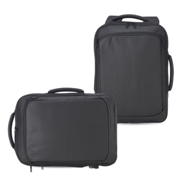 Mochila Personalizada com gravação de marca corporativa. Tipo de brindes para empresa.