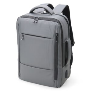 Mochila Personalizada com gravação de marca empresarial. Opção de brinde personalizado para empresas.