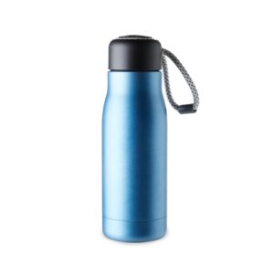Garrafa Térmica Personalizada com personalização de logotipo de marca empresarial. Brinde personalizado elegante.