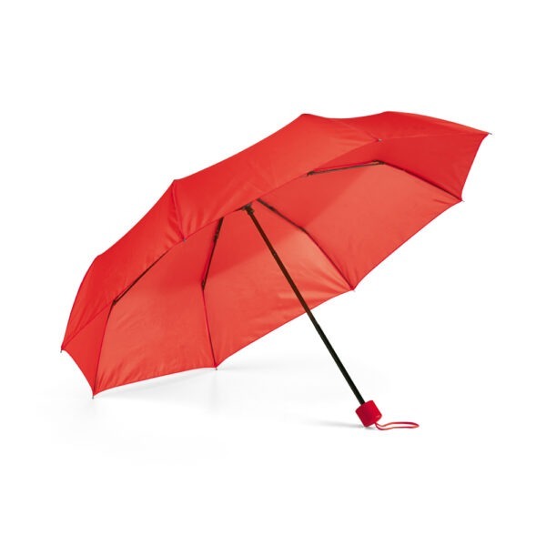 Guarda Chuva Personalizado com personalização de logotipo de marca corporativa. Brinde personalizado exclusivo.