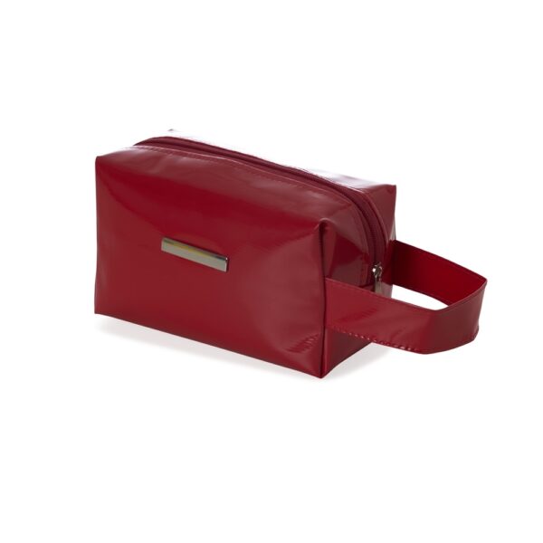 Necessaire Personalizada com logotipo de marca corporativa. Brinde personalizado criativo.