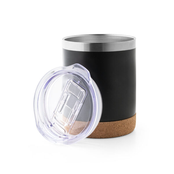 Copo térmico personalizado com personalização, prático e sofisticado brinde corporativo.