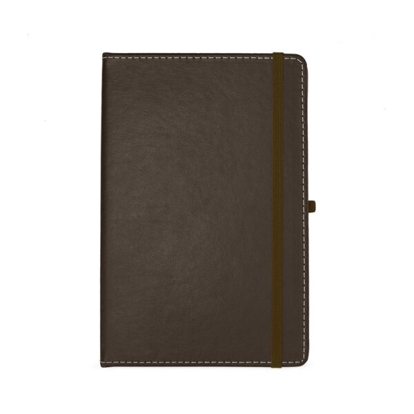(21x14 cm) | Caderno Personalizado Couro S. - COM PAUTA - HUBZB-14885 - Image 7