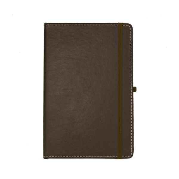 (21x14 cm) | Caderno Personalizado Couro S. - COM PAUTA - HUBZB-14885 - A Huble oferece atendimento especializado para brindes corporativos e mochilas personalizadas para empresas e agências de eventos. Sua melhor opção em brindes corporativos está na Huble com entrega para todo Brasil.