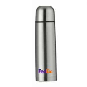 Garrafa Térmica Personalizada com gravação de logotipo de marca empresarial. Brinde personalizado distinto.