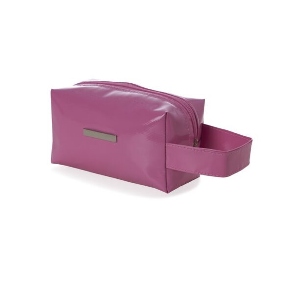Necessaire Personalizada com logotipo de marca corporativa. Brinde personalizado criativo.