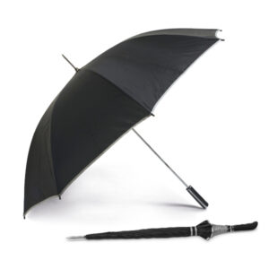 Guarda Chuva Personalizado com personalização de logotipo de marca corporativa. Excelente brinde para empresas.