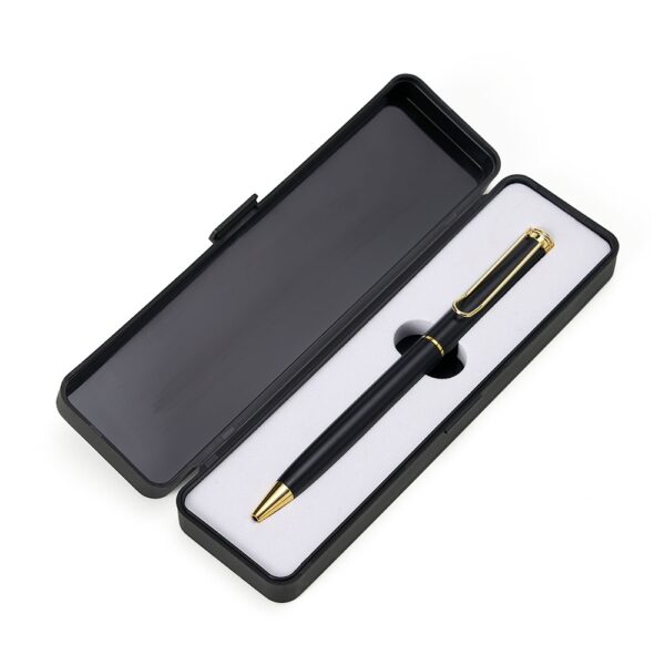 Caneta Personalizada com gravação de logotipo de marca corporativa. Perfeito brinde para empresas.