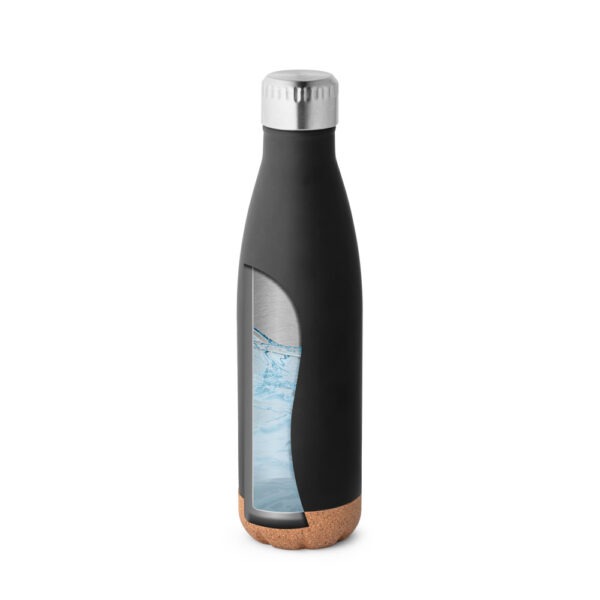 Garrafa Térmica Personalizada com personalização de logotipo de marca empresarial. Brinde personalizado elegante.