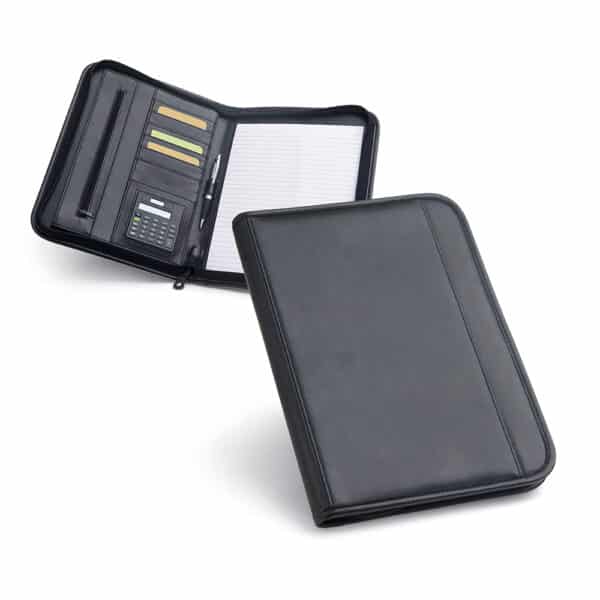 Pasta Personalizada A4 de Couro Sintético Com Calculadora - HUBSP-92038