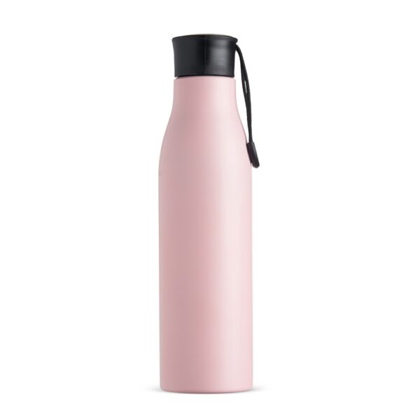 Garrafa Térmica Personalizada com personalização de logotipo de marca corporativa. Brinde personalizado elegante.