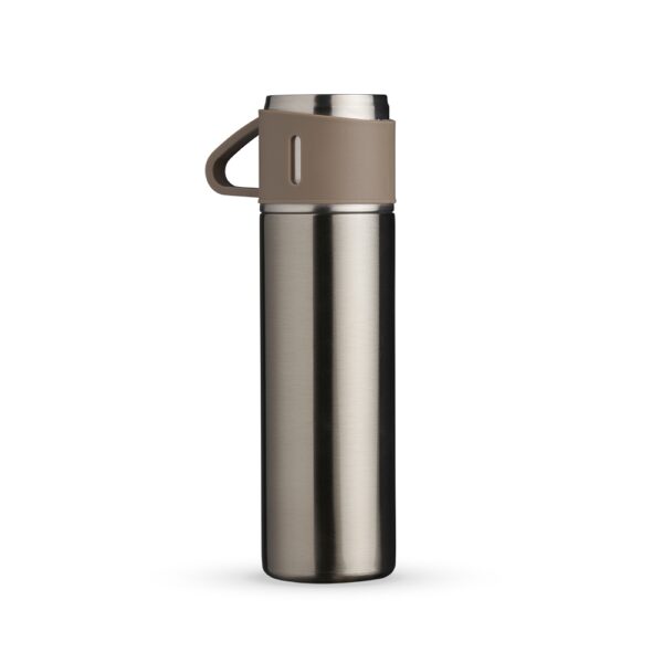 Garrafa Térmica Personalizada com logotipo de marca empresarial. Perfeito brinde para empresas.