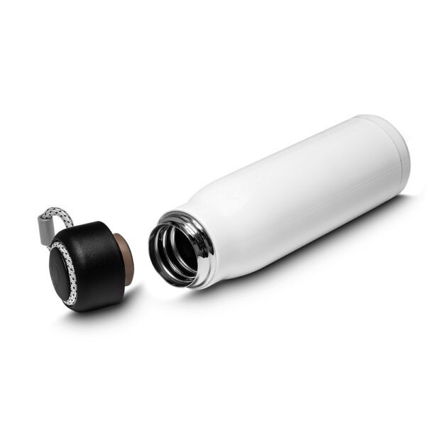 Garrafa Térmica Personalizada com logotipo de marca empresarial. Brinde personalizado sofisticado.