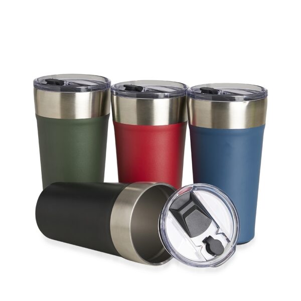 Copo Personalizado Térmico com Canudo 500ml - HUBZB-18655