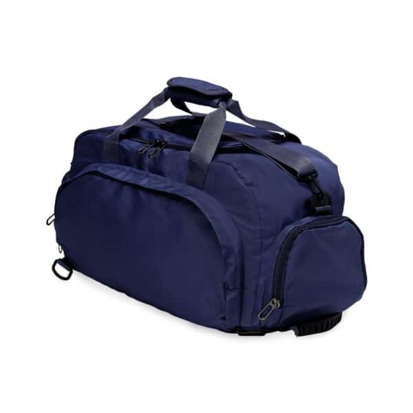 Bolsa de Viagem Personalizada com gravação de logotipo de marca empresarial. Brinde corporativo especial.