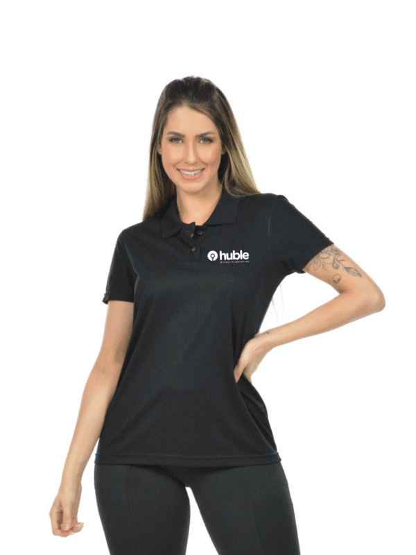 Camisa Polo Feminina Personalizada Malha Fria - HUBFEM-026989 - A Huble oferece atendimento especializado para brindes corporativos e mochilas personalizadas para empresas e agências de eventos. Sua melhor opção em brindes corporativos está na Huble com entrega para todo Brasil.