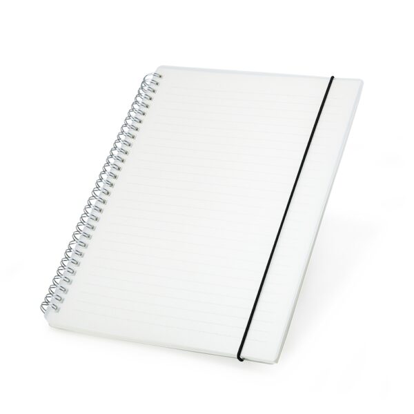 (26x19 cm) | Caderno Personalizado B5 Plástico - COM PAUTA - HUBZB-05059