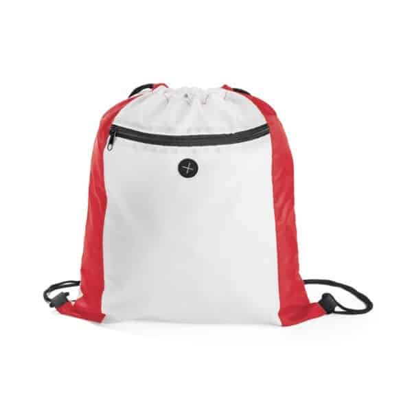 Mochila Saco Personalizada com logotipo de marca corporativa. Opção de brinde personalizado para empresas.