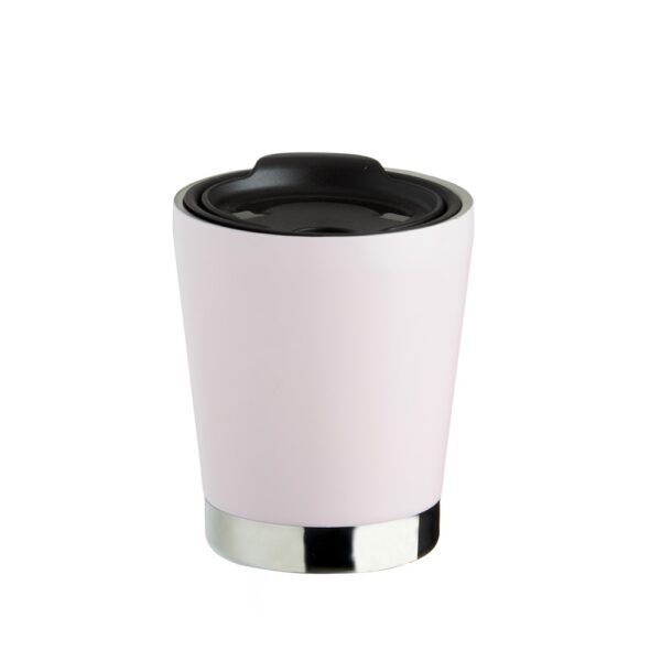 Copo térmico personalizado com logotipo, prático e elegante para brindes empresariais.