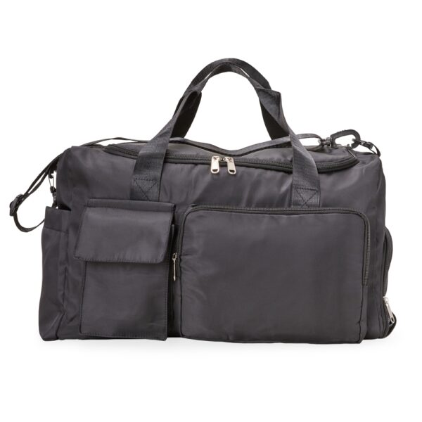 Bolsa de Viagem Personalizada com personalização de logotipo de marca empresarial. Brinde corporativo luxuoso.