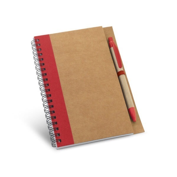 (18x13 cm) | KIT Caderno Ecológico Personalizado B6 capa dura kraft | COM Caneta - HUBSP-93715 - Image 5