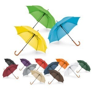 Guarda Chuva Personalizado com personalização de logotipo de marca empresarial. Brinde corporativo luxuoso.