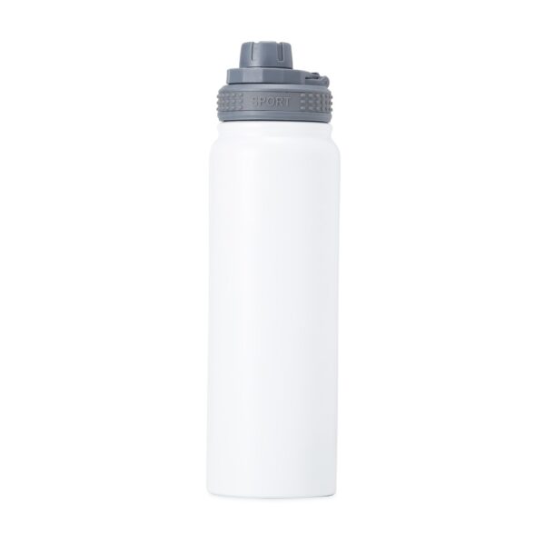 Garrafa Térmica Personalizada com personalização de logotipo de marca empresarial. Brinde personalizado elegante.