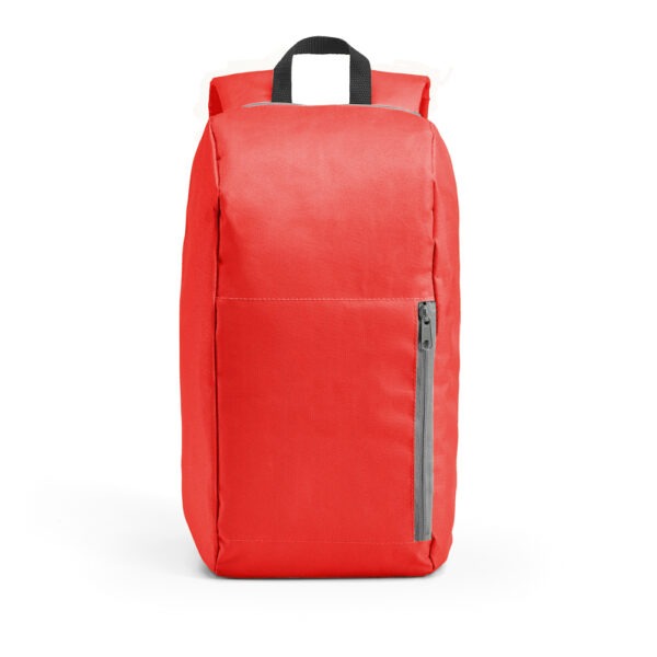 Mochila Personalizada com personalização de marca empresarial. Tipo de brinde corporativo para empresas.