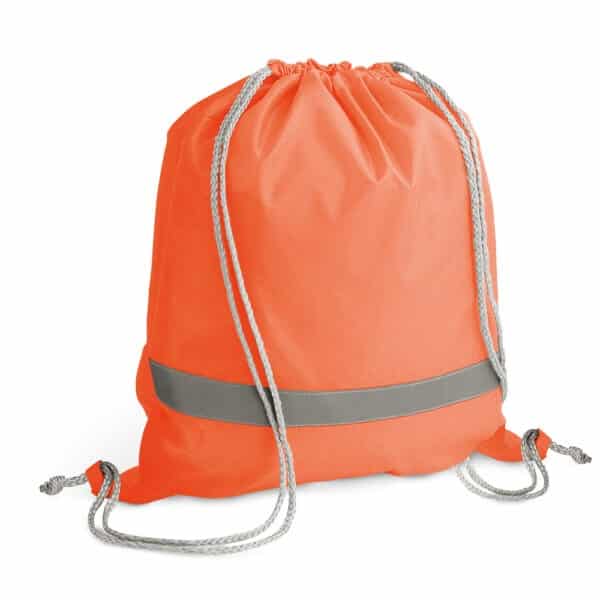 Mochila Saco Personalizada com gravação de marca empresarial. Opção de brinde personalizado para empresas.