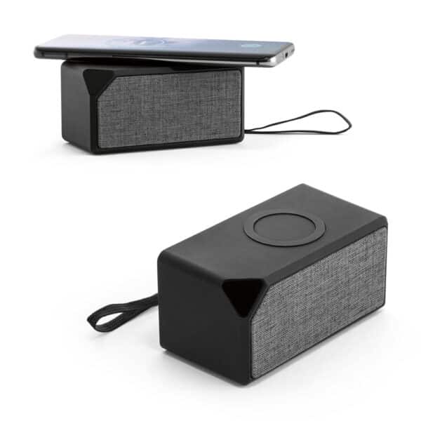 Caixa de Som Personalizada portátil c/ carregador sem fio - HUBSP-57933