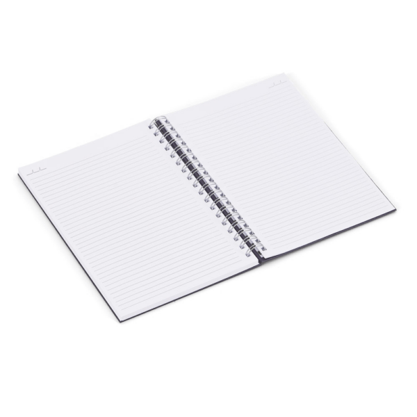 (24x18 cm) | Caderno Personalizado - Capa Dura - COM PAUTA - HUBAS-CAD330 - Image 5