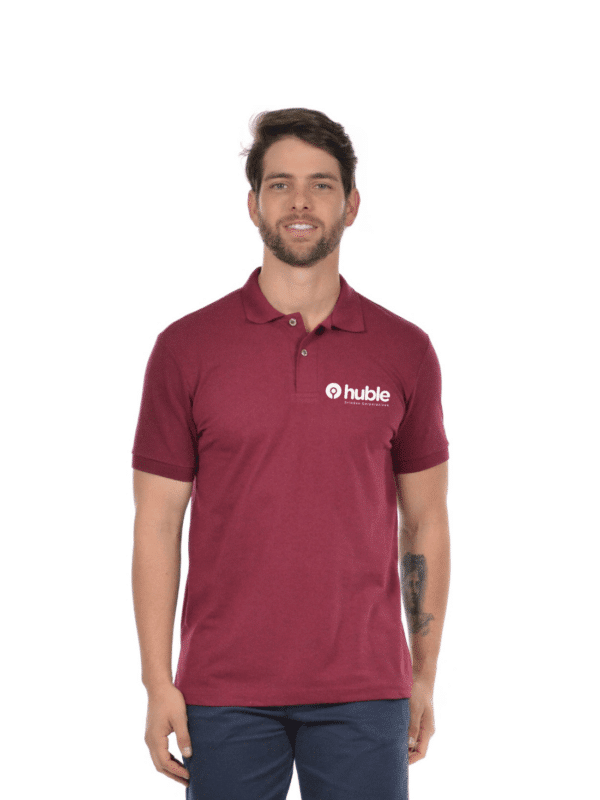 Camisa Polo Masculina Personalizada - HUBFEM-027252C - A Huble oferece atendimento especializado para brindes corporativos e mochilas personalizadas para empresas e agências de eventos. Sua melhor opção em brindes corporativos está na Huble com entrega para todo Brasil.