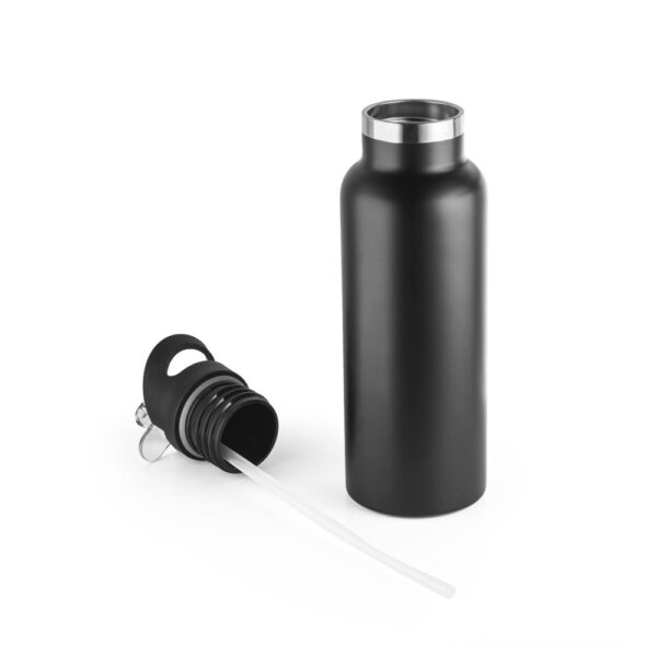 Garrafa Térmica Personalizada com gravação de logotipo de marca empresarial. Brinde personalizado exclusivo.