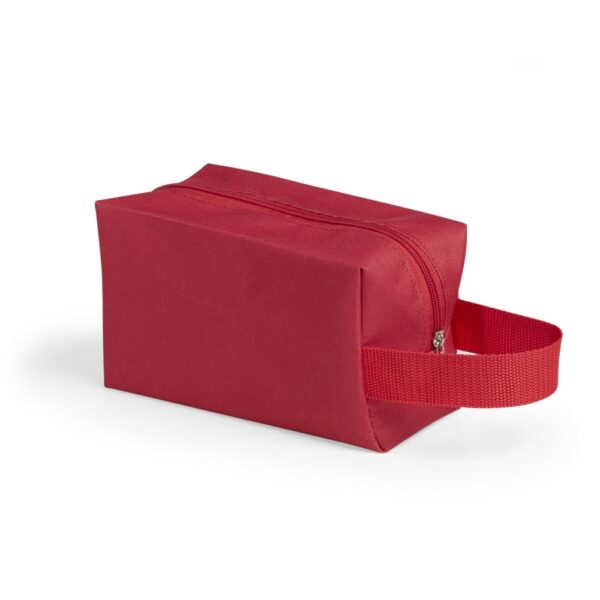 Necessaire Personalizada com personalização de logotipo de marca empresarial. Brinde corporativo especial.