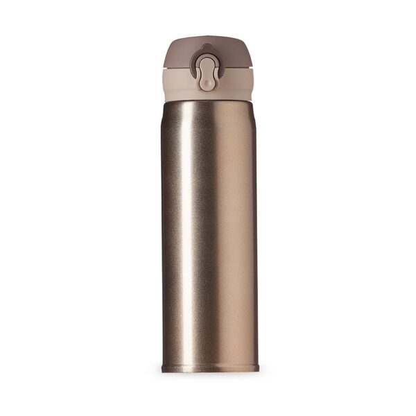 Garrafa Térmica Personalizada com personalização de logotipo de marca empresarial. Excelente brinde para empresas.
