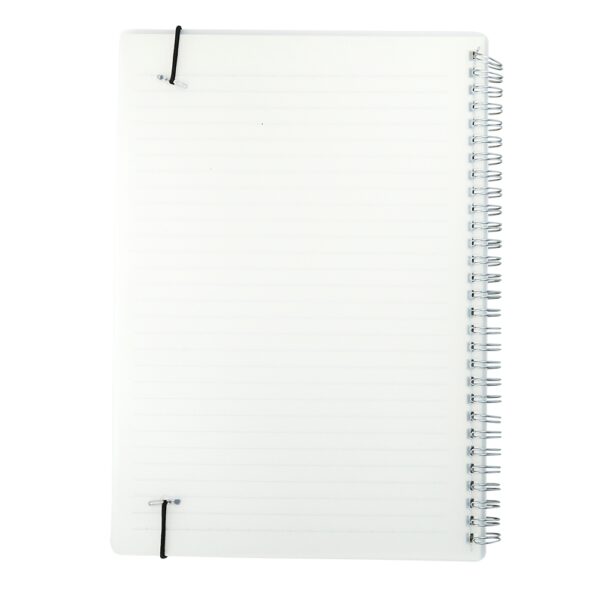 (26x19 cm) | Caderno Personalizado B5 Plástico - COM PAUTA - HUBZB-05059 - Image 4