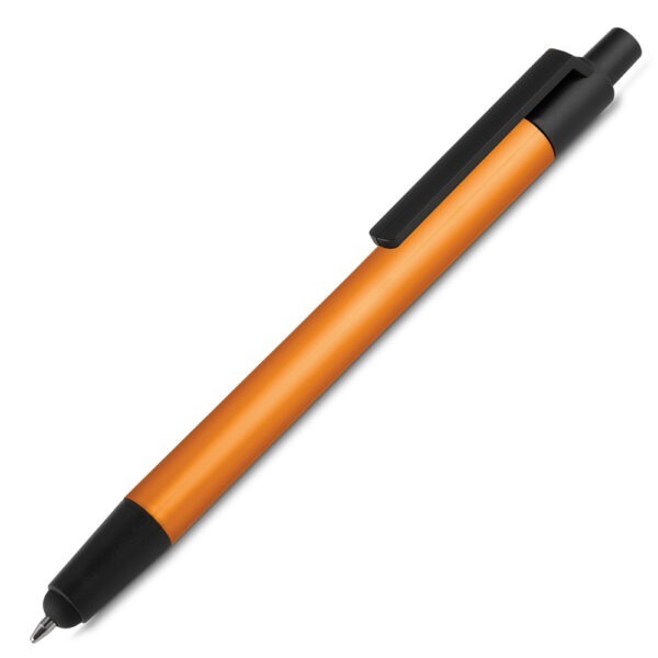 Caneta Personalizada com personalização de logotipo de marca corporativa. Excelente brinde para empresas.