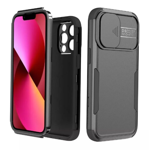 Capa Anti impacto Personalizada Tripla Camada com Privacidade Camera - HUBIMP-004
