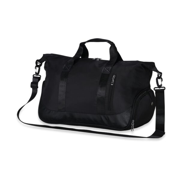 Bolsa de Viagem Personalizada com logotipo de marca corporativa. Brinde personalizado refinado.