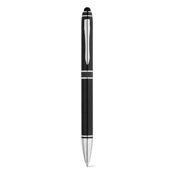 Caneta Personalizada com personalização de logotipo de marca corporativa. Brinde corporativo inovador.
