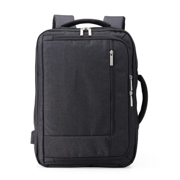 Mochila Personalizada com personalização de marca corporativa. Opção de brinde personalizado para empresas.