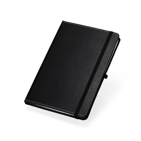 (21x14 cm) | Caderno Personalizado Couro S. - COM PAUTA - HUBZB-14885