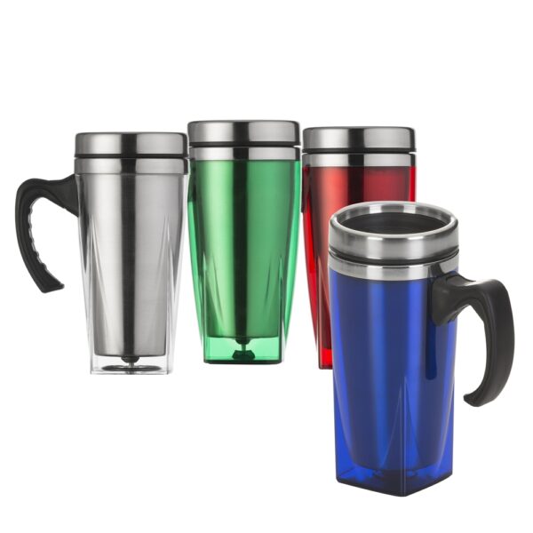 Caneca Personalizada Acrílica / Inox 450ml - HUBZB-01071 - A Huble oferece atendimento especializado para brindes corporativos e mochilas personalizadas para empresas e agências de eventos. Sua melhor opção em brindes corporativos está na Huble com entrega para todo Brasil.