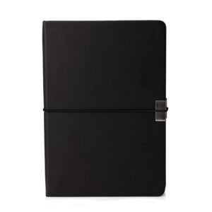 Caderno Personalizado com personalização de marca empresarial. Opção de brinde corporativo para empresas.