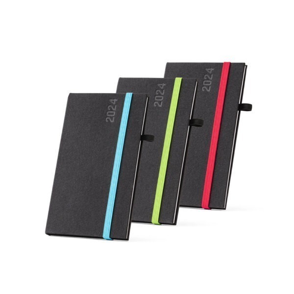 (14x9 cm) | Agenda Personalizada pocket 2024 em poliéster - HUBSP-66083