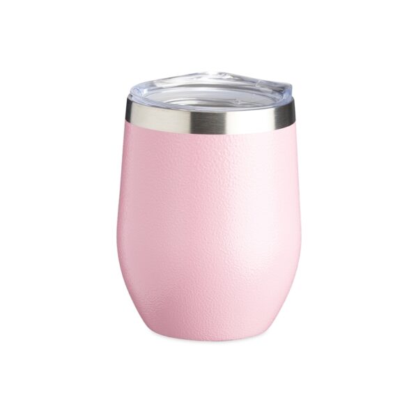 Copo térmico personalizado com personalização, brinde prático e elegante.